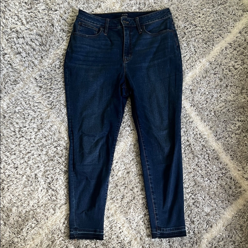 J. Crew Dark Blue Ankle Jeans